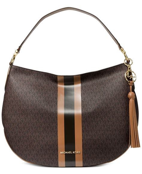 Michael Kors Brooke Leather Zip Hobo 